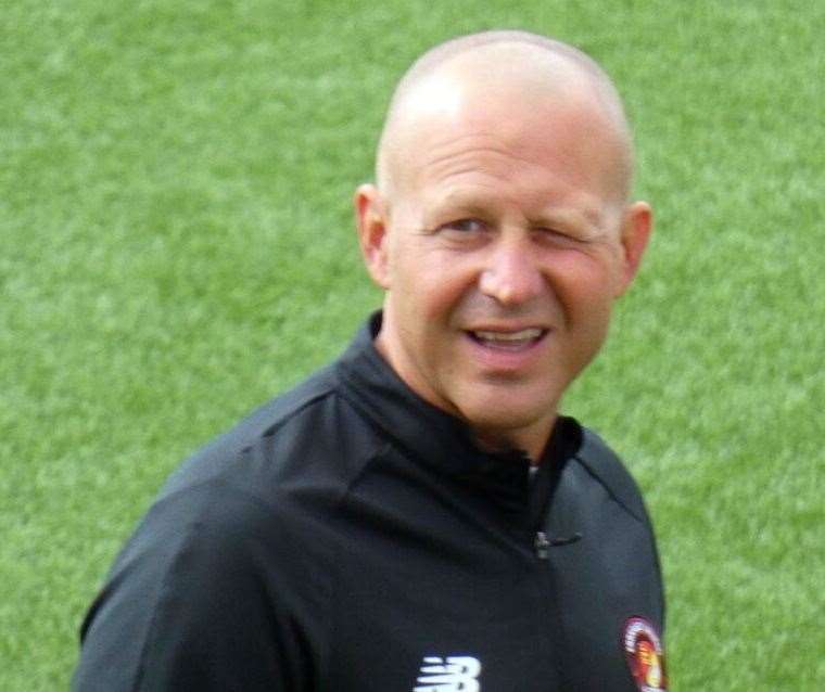 New Ebbsfleet first-team coach Christopher Franks Picture: EUFC