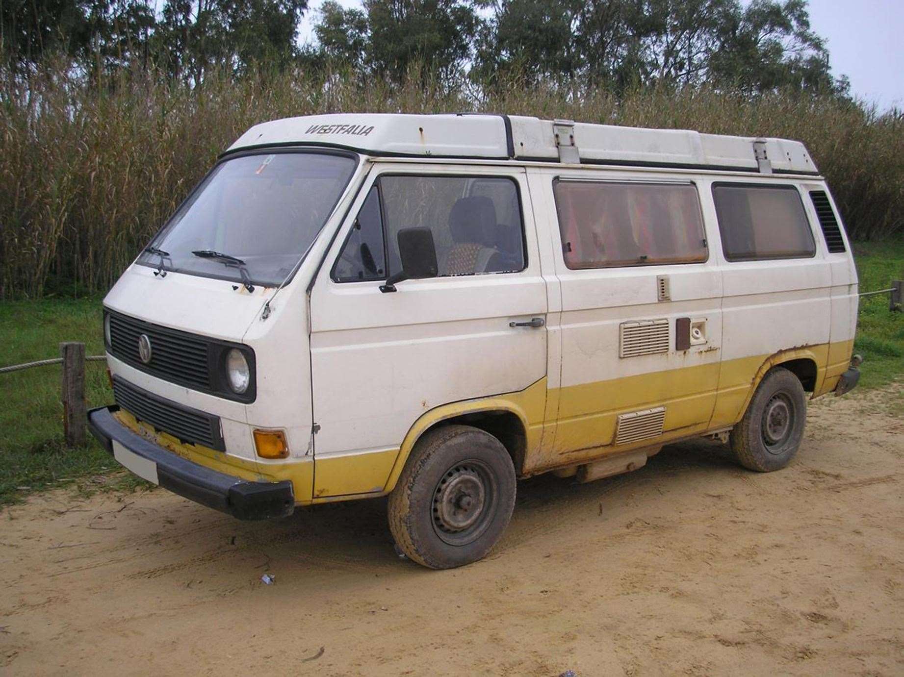 VW T3 Westfalia campervan linked to the suspect (PA)