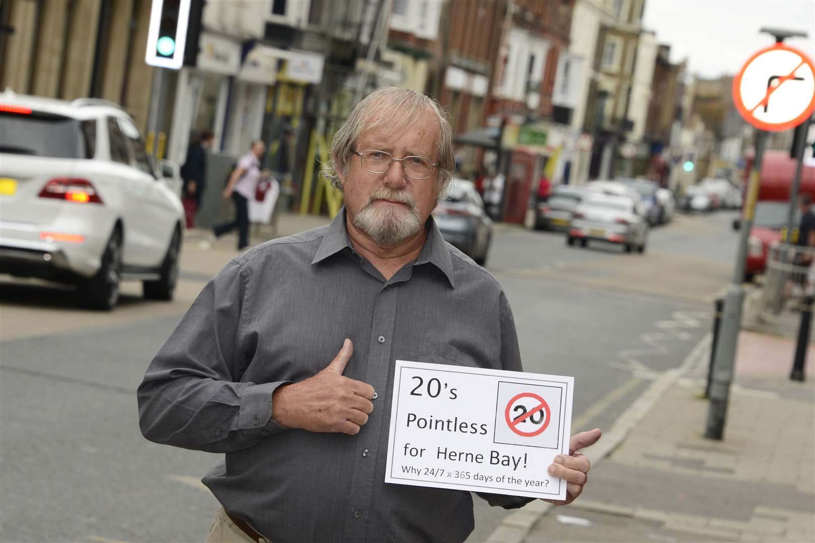 Terry Hudson strongly opposes the plans for more 20mph zones