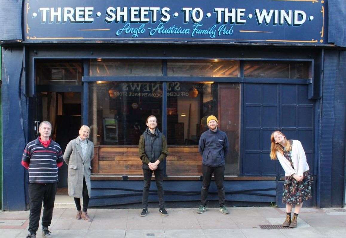 three sheets to the wind
