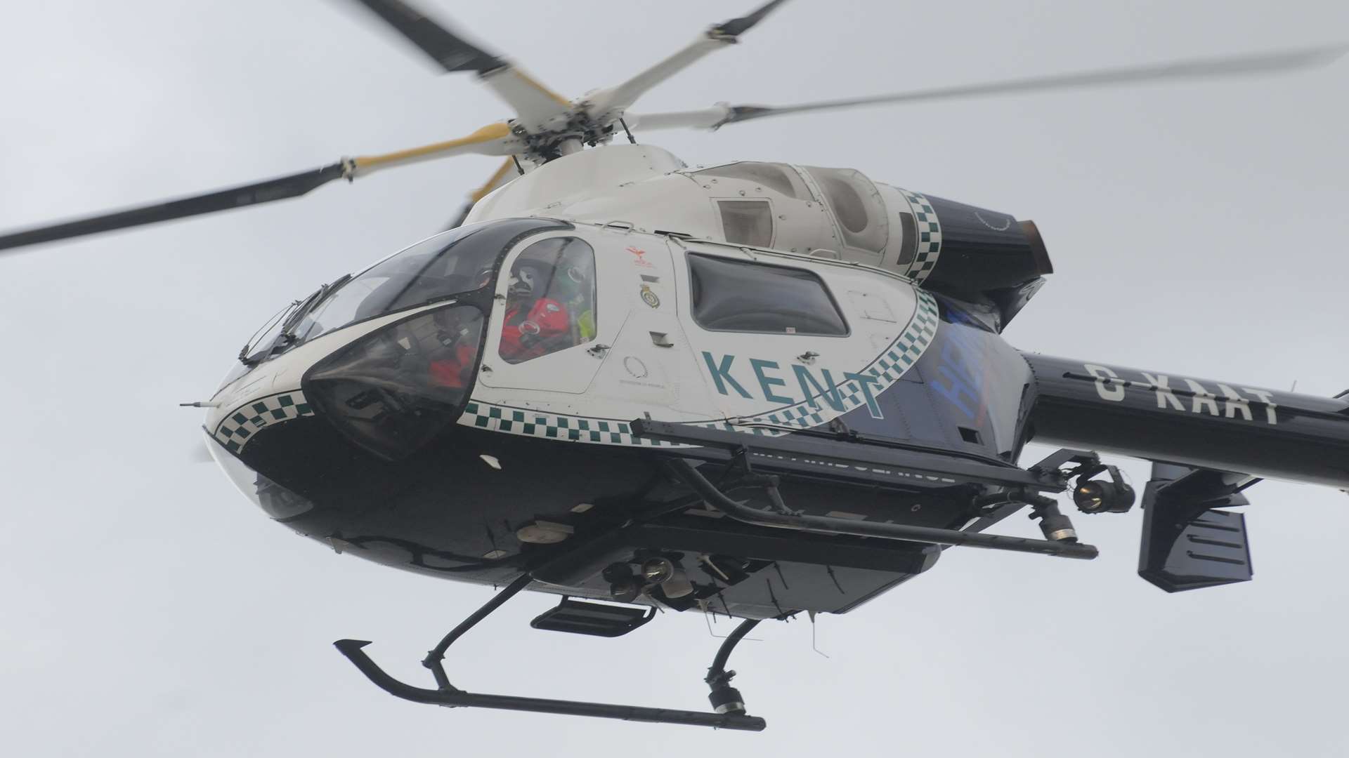 The air ambulance has been called to a crash where a man has been cut free from the wreckage of a van. Stock image.