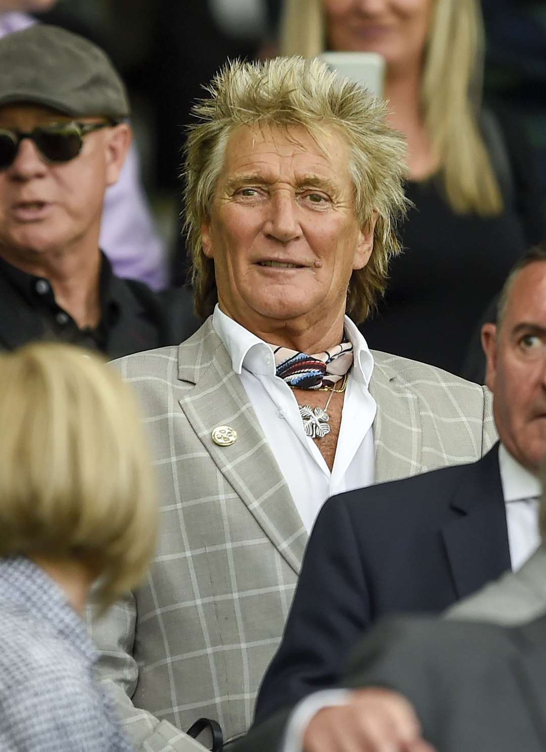 Sir Rod Stewart has denied a charge of simple battery following an incident in Palm Beach, Florida, on New Year’s Eve (Ian Rutherford/PA)