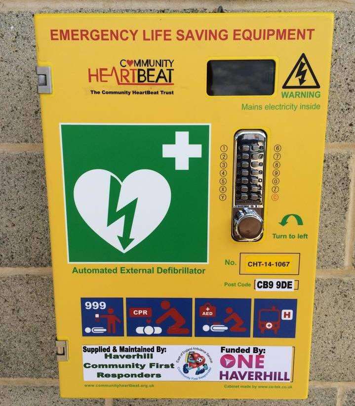A defibrillator like the one used