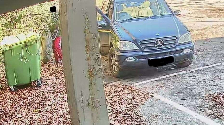 The driver was caught dumping waste on CCTV. Photo: ABC