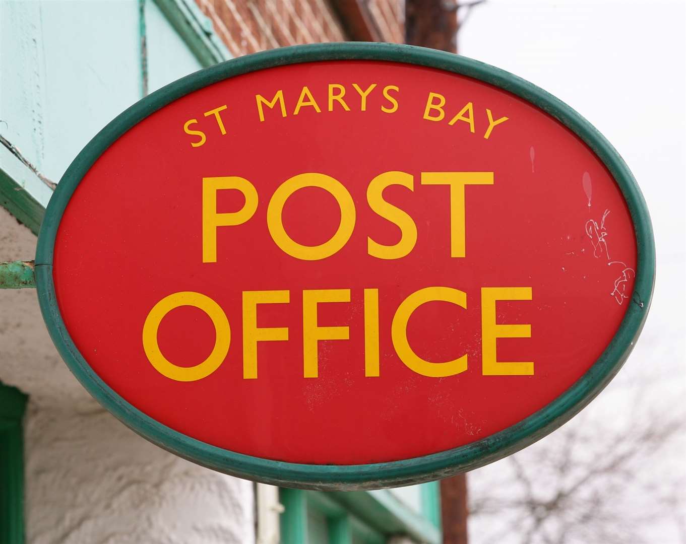 The St Mary's Bay Post Office shut in 2009