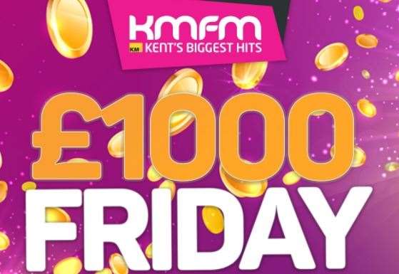 A lucky listener from Bearsted won kmfm's £1,000 Friday