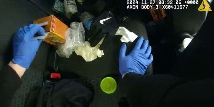 The investigation led to drugs valued at £120,000 being removed from the county’s streets. Picture: Kent Police