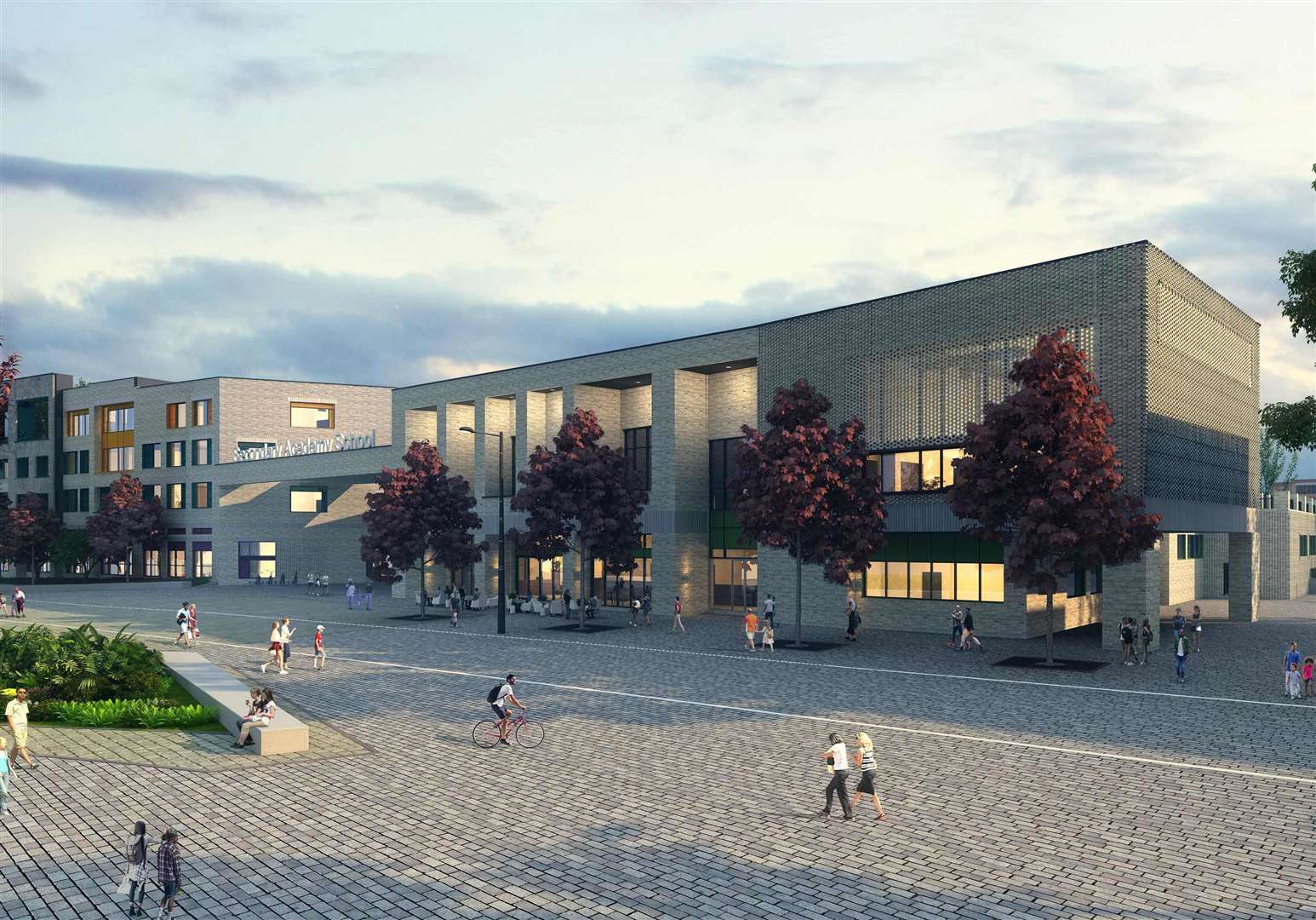 How the new £80m education hub at Alkerden Academy in Ebbsfleet Garden City could look. Picture: GRAHAM