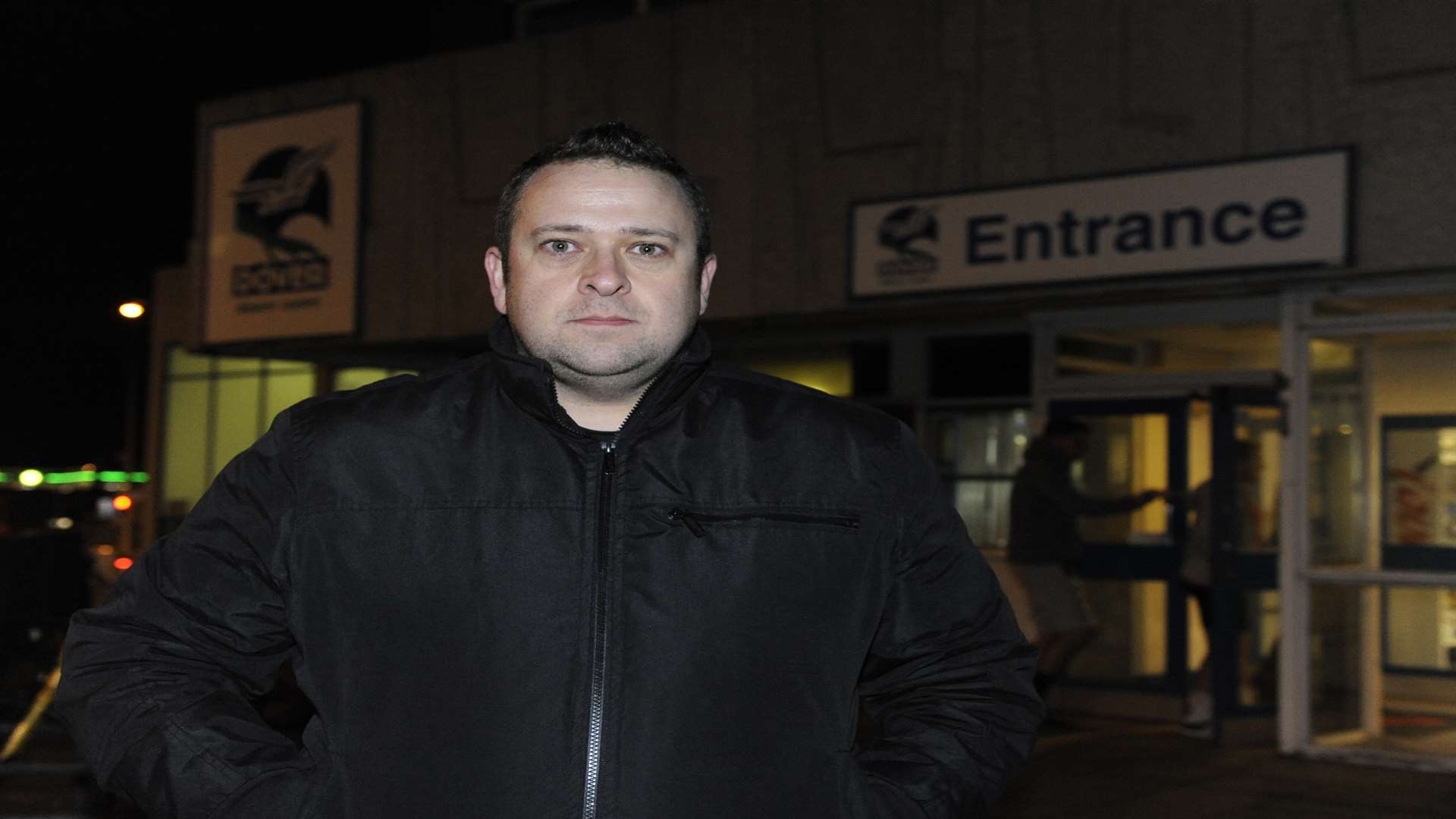 Peter Ward, pictured outside the leisure centre last year, when he first contacted the Mercury