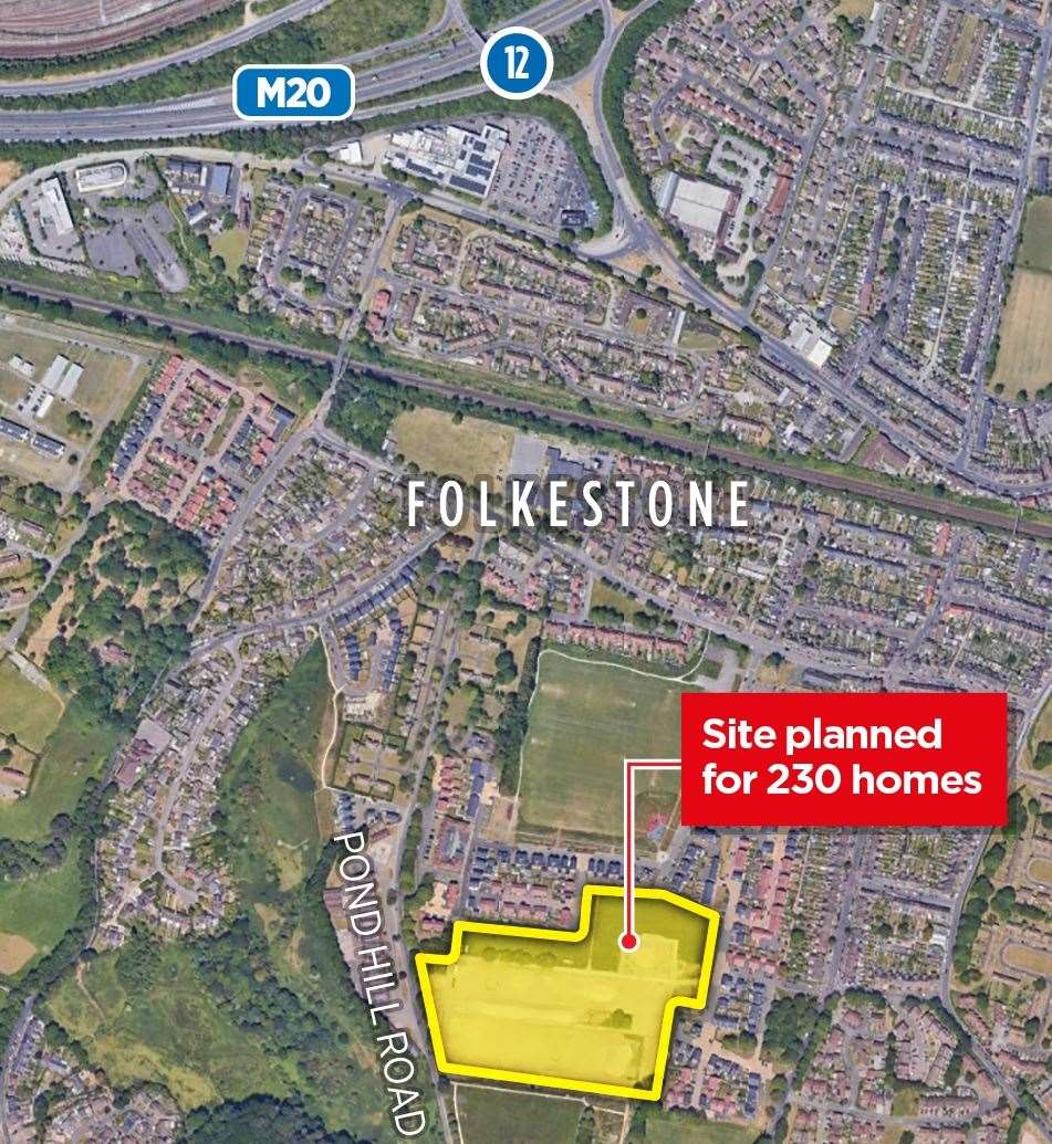 The 230 homes on Pond Hill Road are a part of 1,200 proposed by Taylor Wimpey