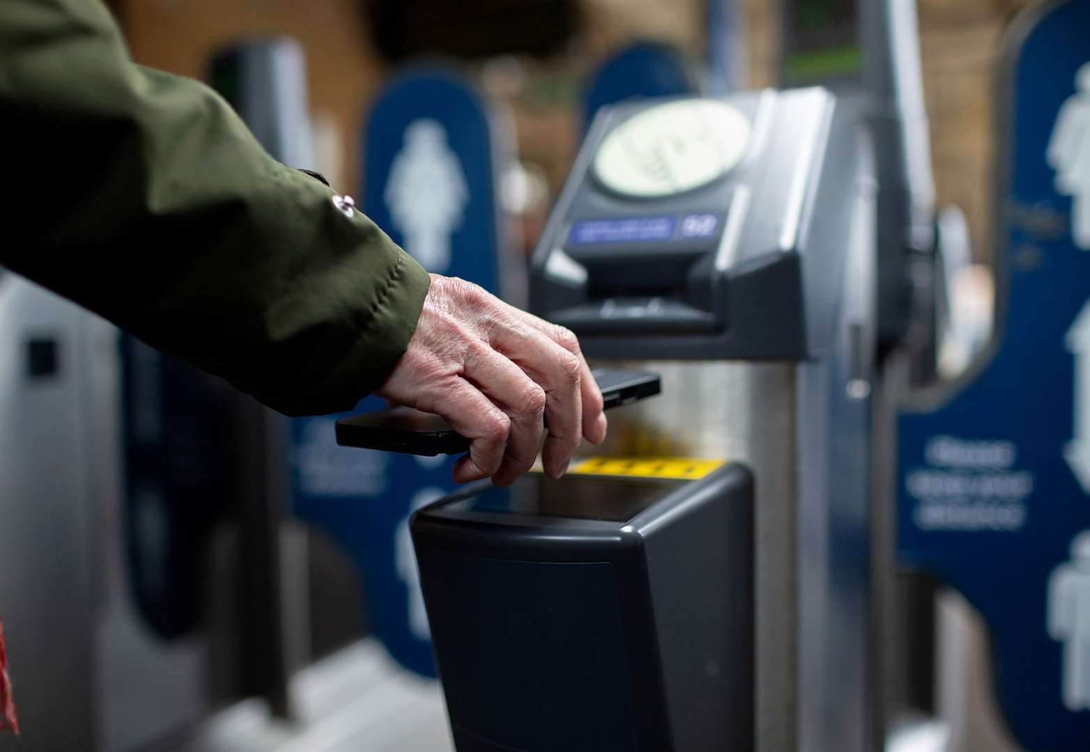 The barcode readers will scan tickets off smartphones and printed emails