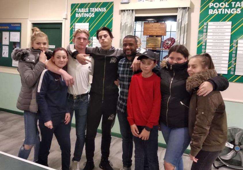 JB Gill at Sheerness County Youth Club