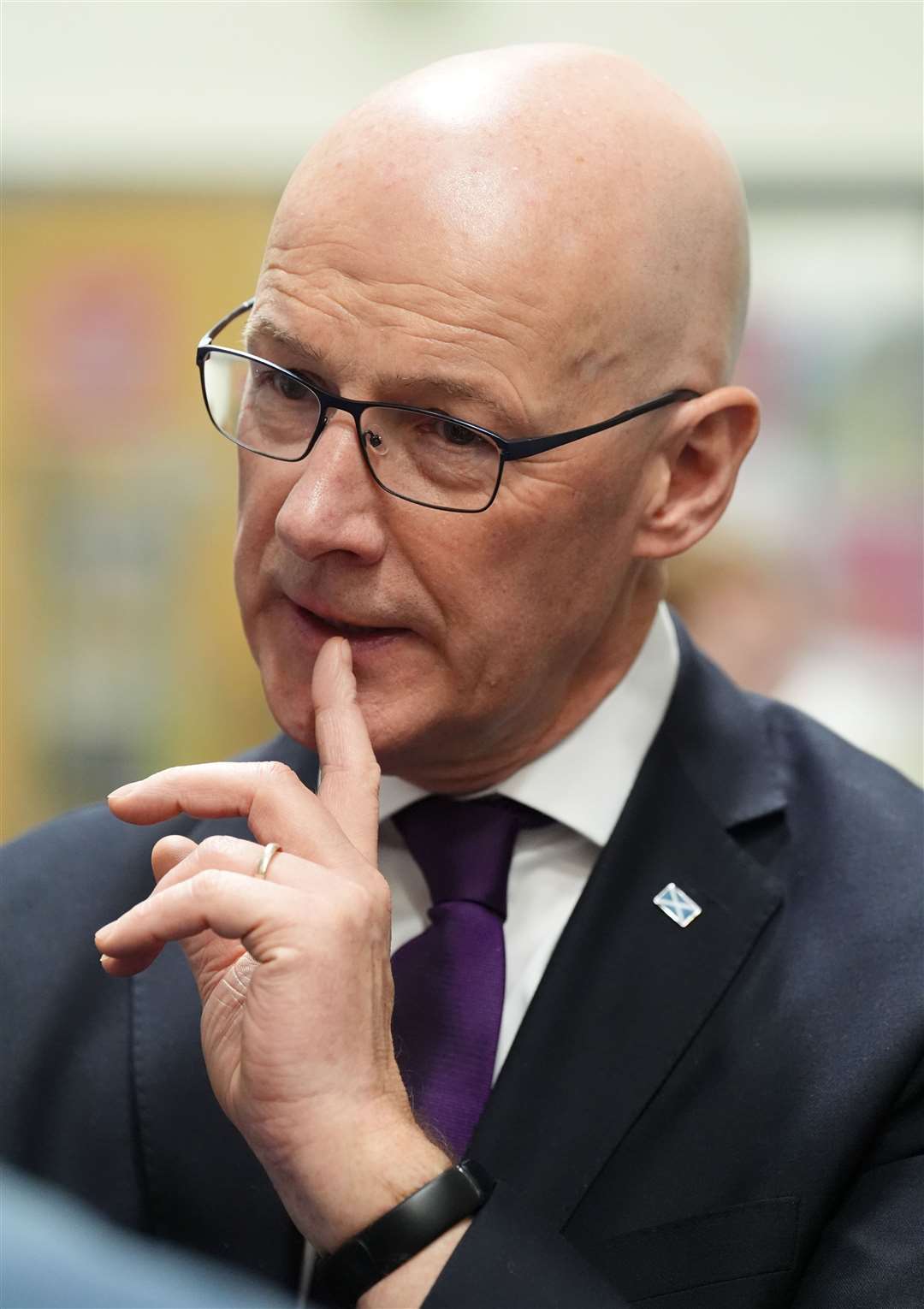 John Swinney said he would not be ordering a probe into Humza Yousaf (Andrew Milligan/PA)