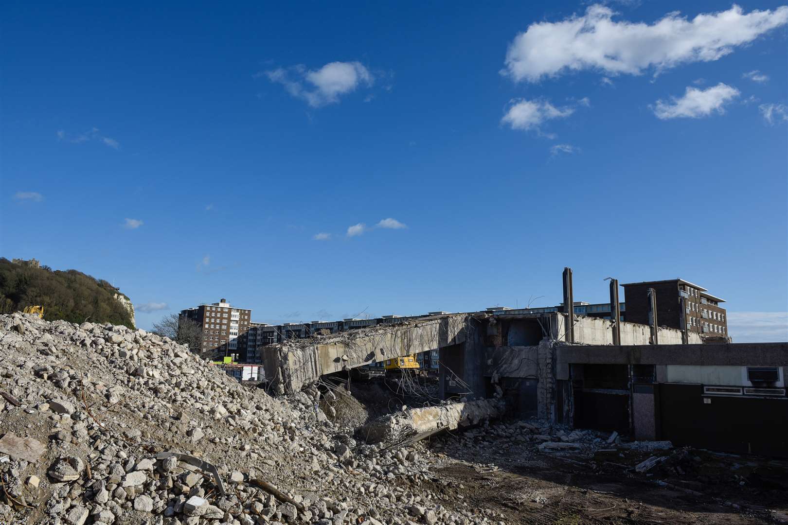 Burlington House is almost completely demolished