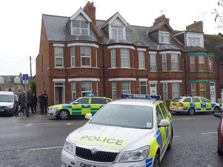 Police officers return to the house where alleged double murderer Stephen Farrow was arrested after reports of an unconnected death in the premises.