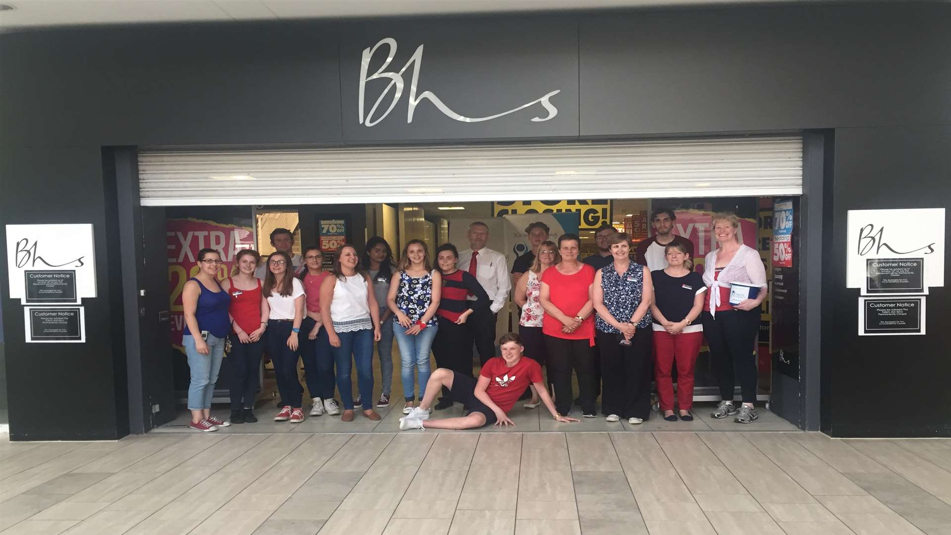 Staff said a final farewell to BHS in County Square