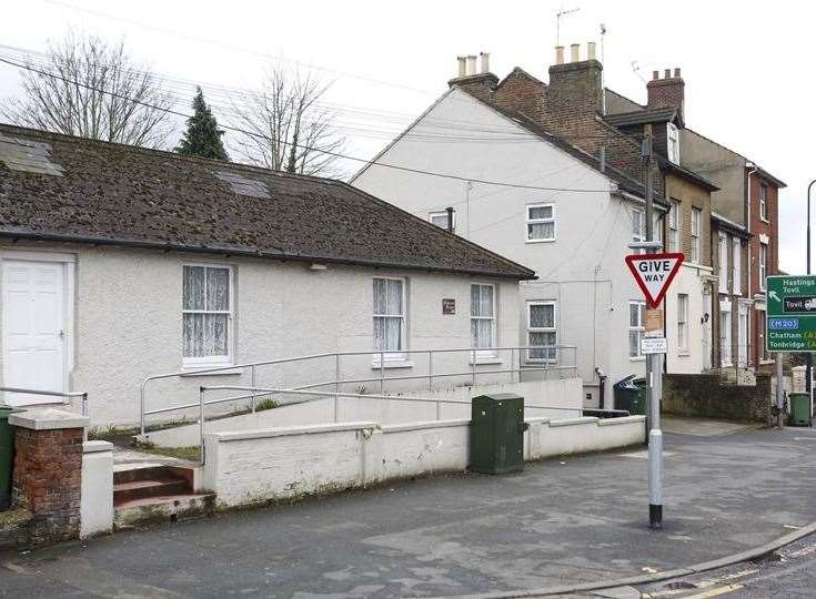 The old Maidstone Mosque before it was demolished in November. Picture Martin Apps (5581366)