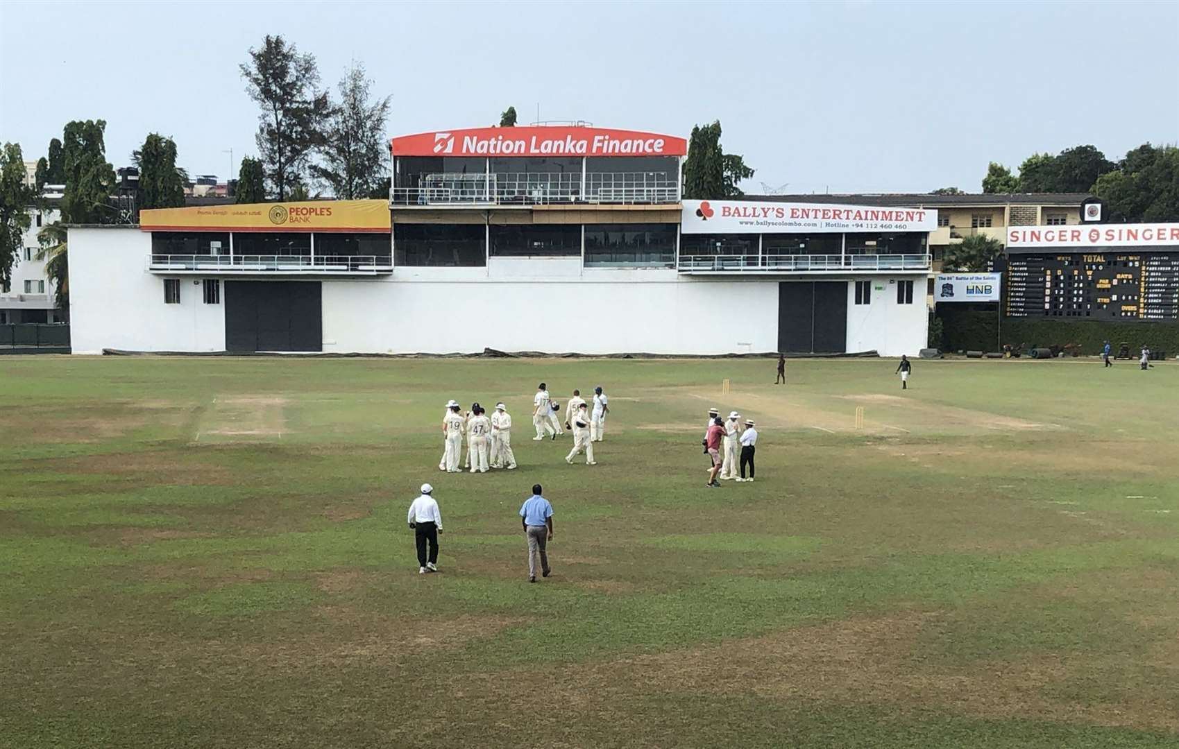 England were playing a warm-up game when their tour was called off (Rory Dollard/PA)