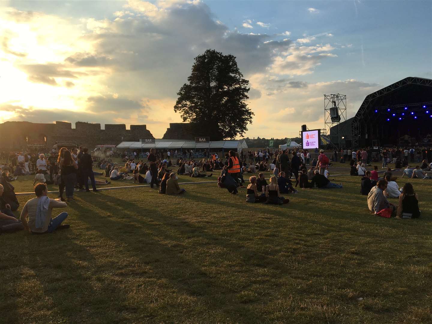 The Rochester Castle Concerts take place every summer and promise an incredible night of live music. Picture: Angela Cole