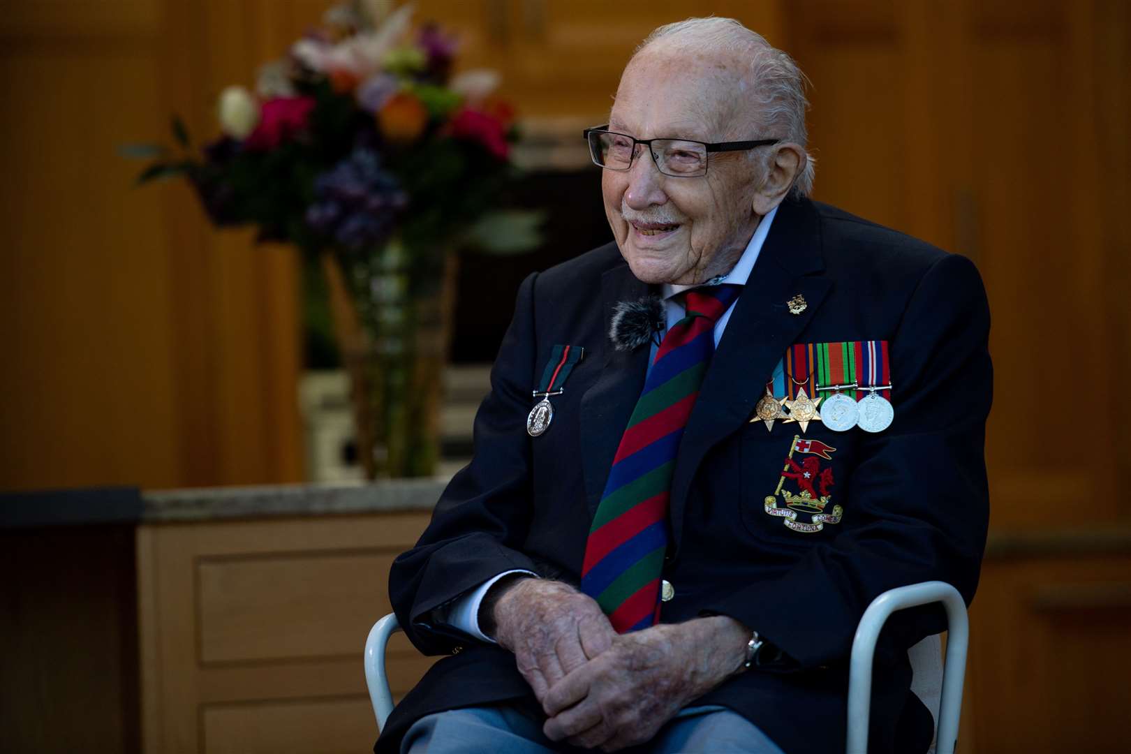 Captain Sir Tom Moore won a Pride of Britain award (Jacob King/PA)