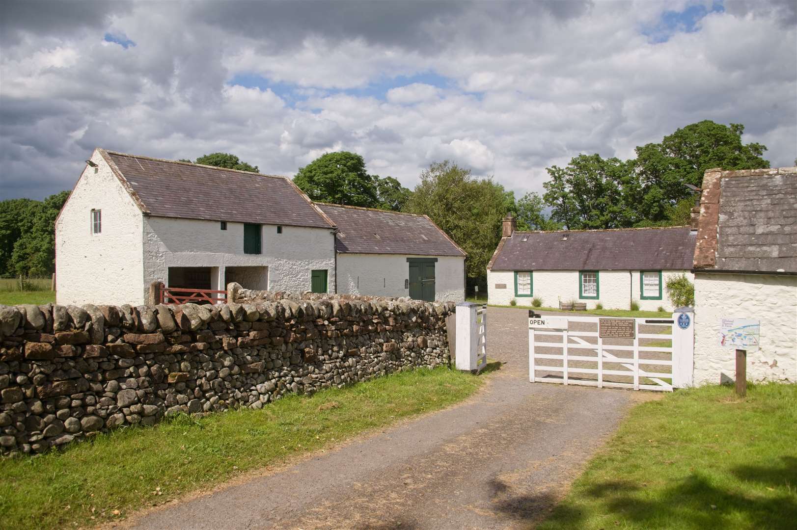 Ellisland Farm was where Robert Burns wrote Auld Lang Syne (National Lottery/PA)