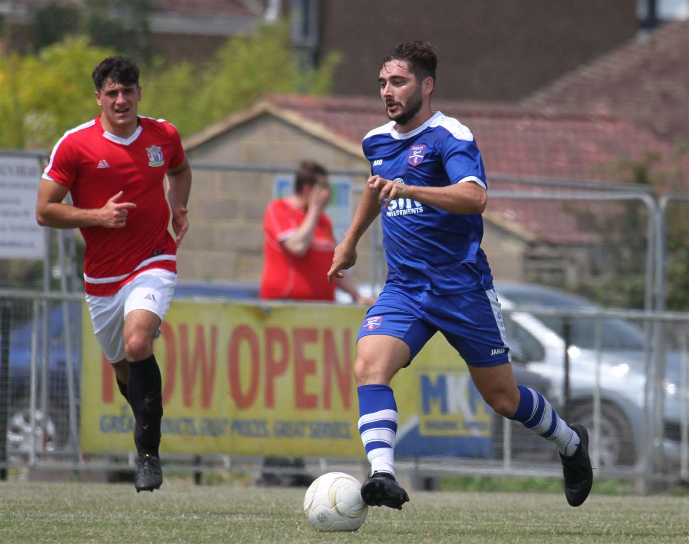 Alex Brown playing for Margate