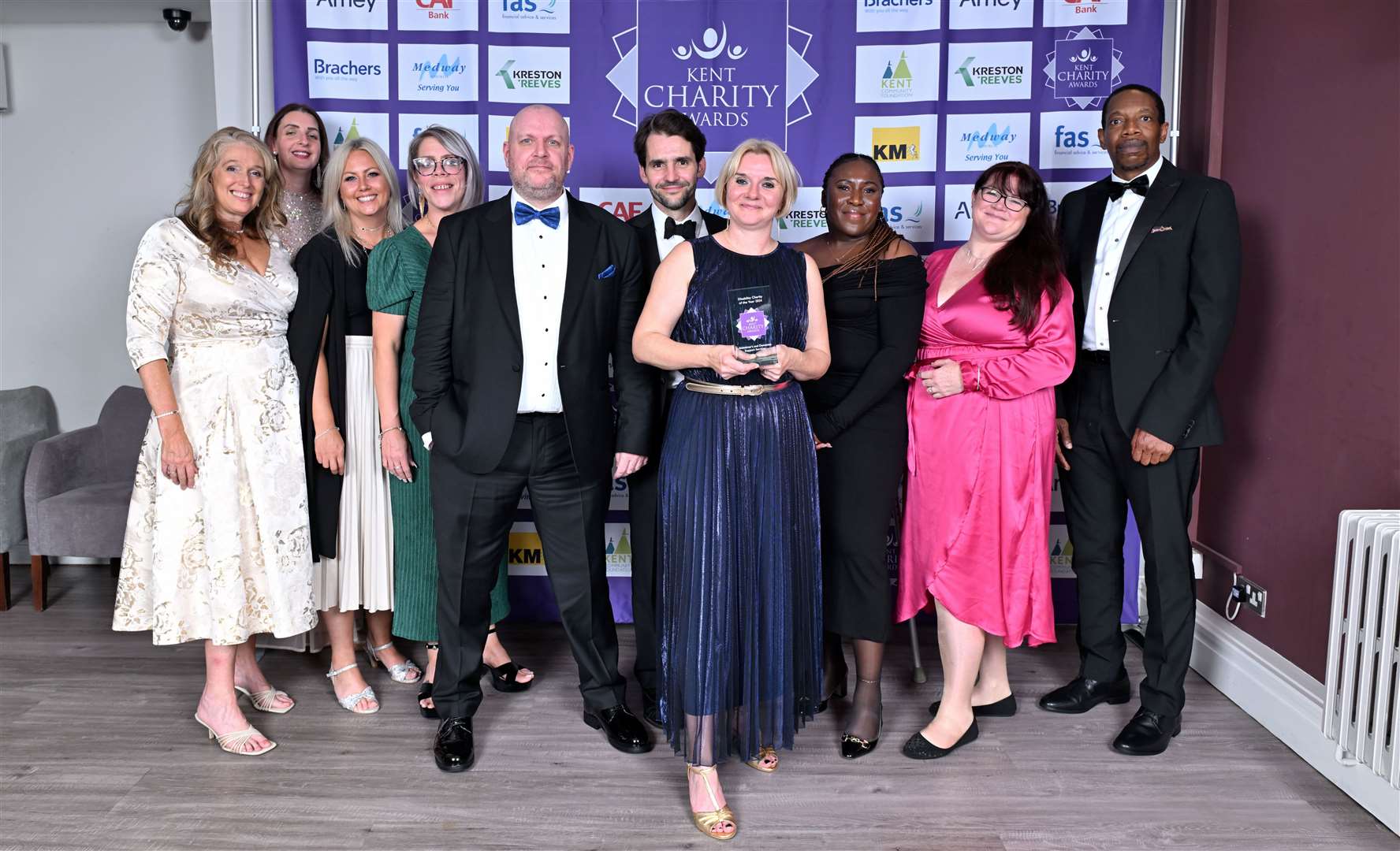 Alzheimer's & Dementia Support Services, based in Northfleet, won three awards at this year’s Kent Charity Awards. Picture: Simon Hildrew