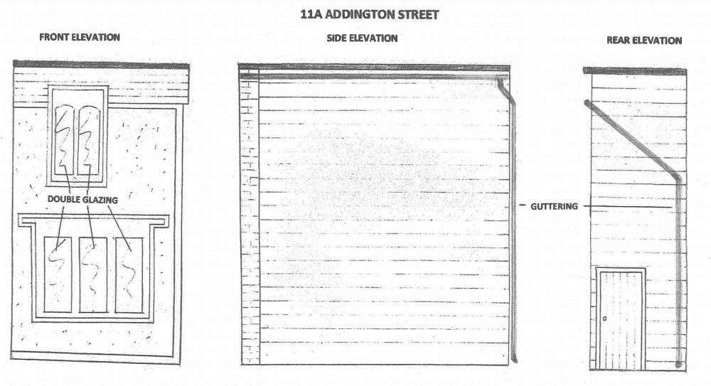 Illustrations on Nick Small's planning application