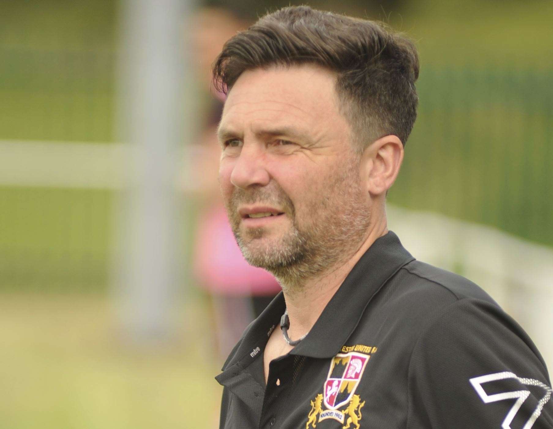 Rochester Utd FC, Sports Ground, Rede Court Road, Strood.Rochester Utd FC v Croydon Athletic.Rochester manager Matt Hume.Picture: Steve Crispe FM4882113