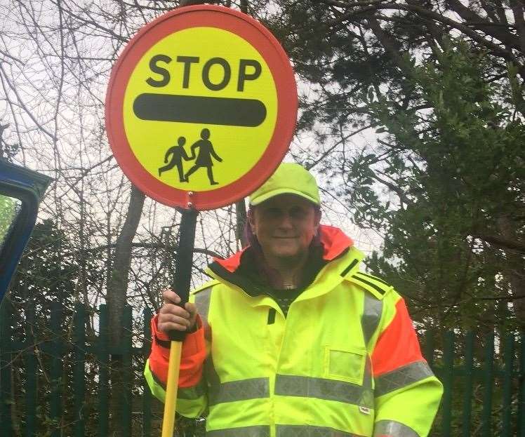 Mum Claire Dillon took on job as lollipop lady