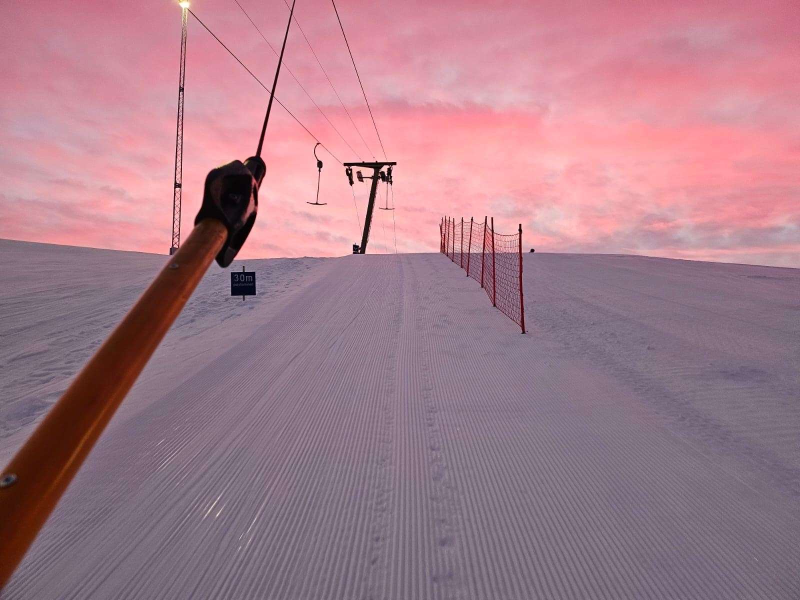 James Dick is hoping to ski in 10 more countries, finishing the challenge in Scotland (James Dick/PA)