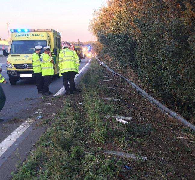 A stretch of the M25 has been closed. Picture: Highways England (3726449)