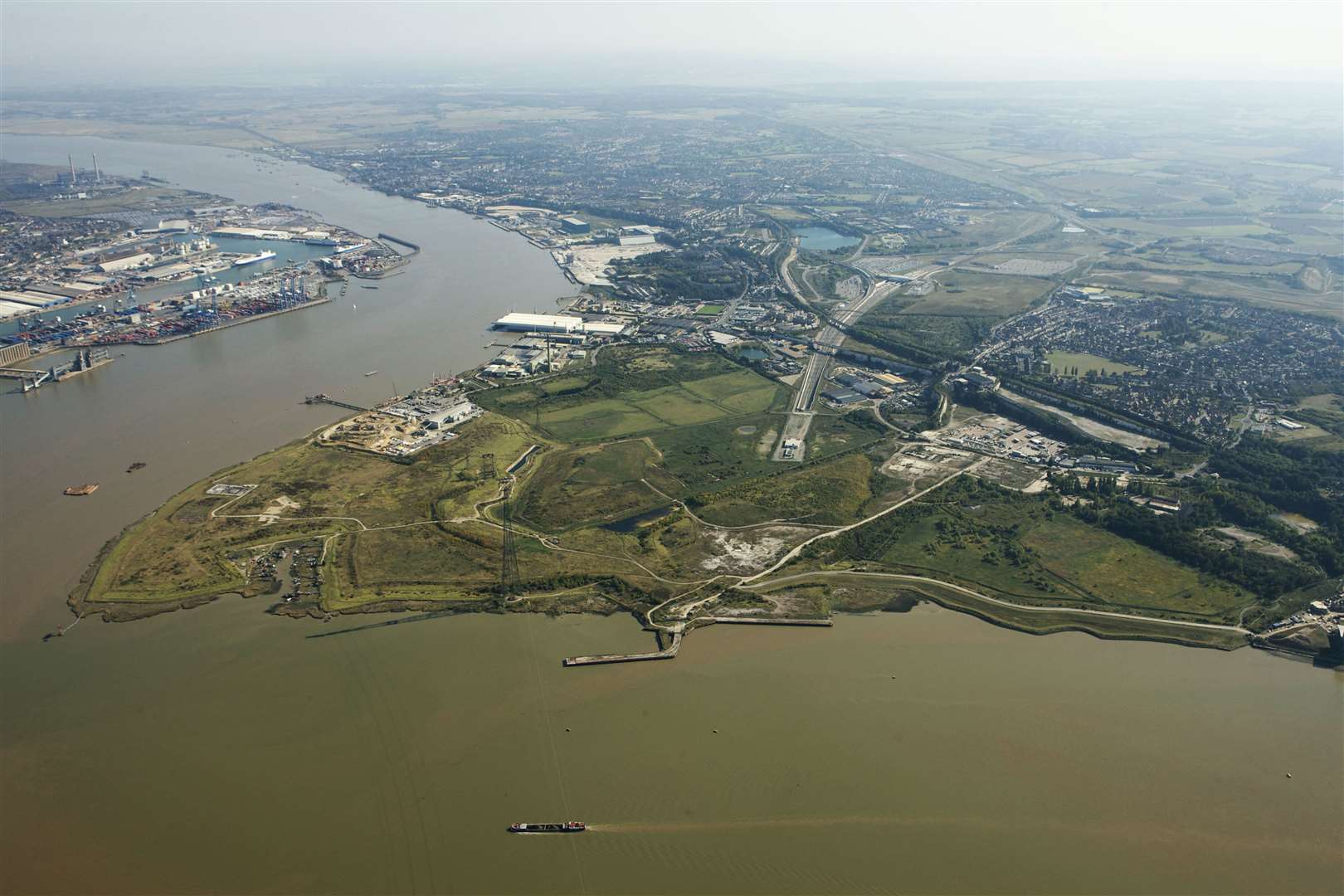 The London Resort is set to be built on the Swanscombe Peninsula. Picture: EDF Energy (20918074)