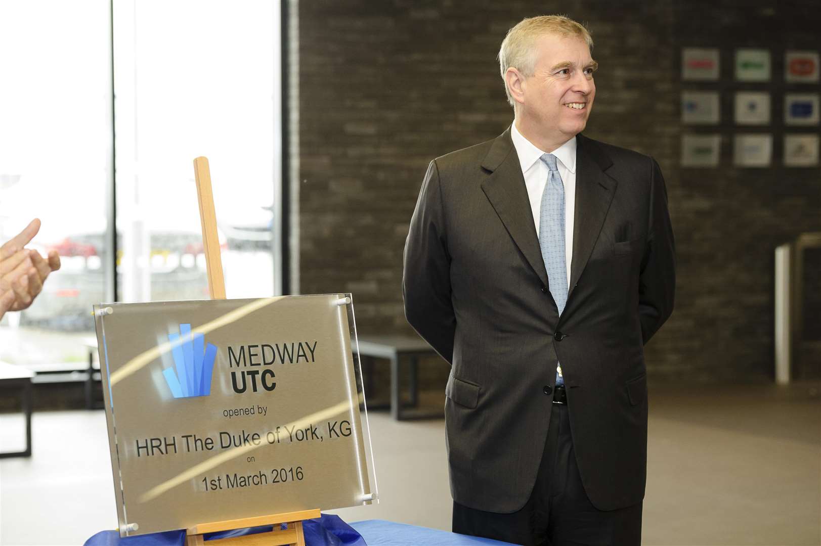 HRH the Duke of York at the official opening of the Medway UTC