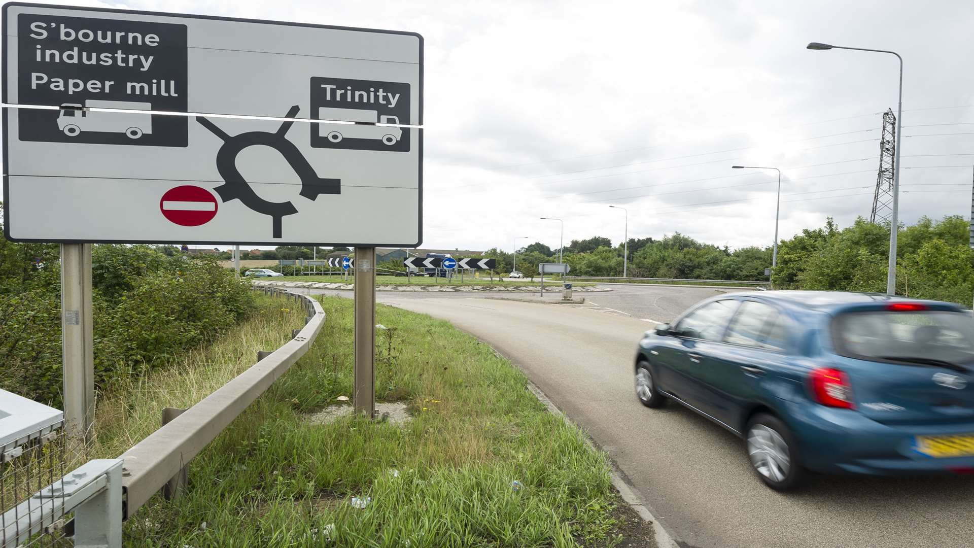 The Grovehurst Roundabout has been gridlocked this morning