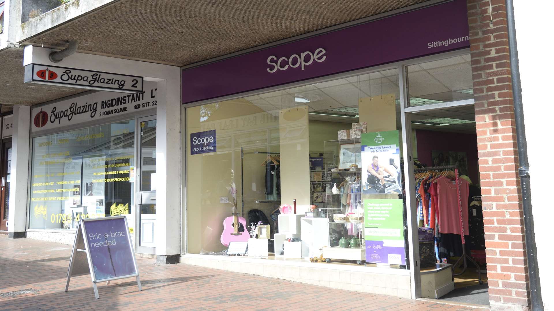 Donations to Sittingbourne branch of Scope charity shop double ...