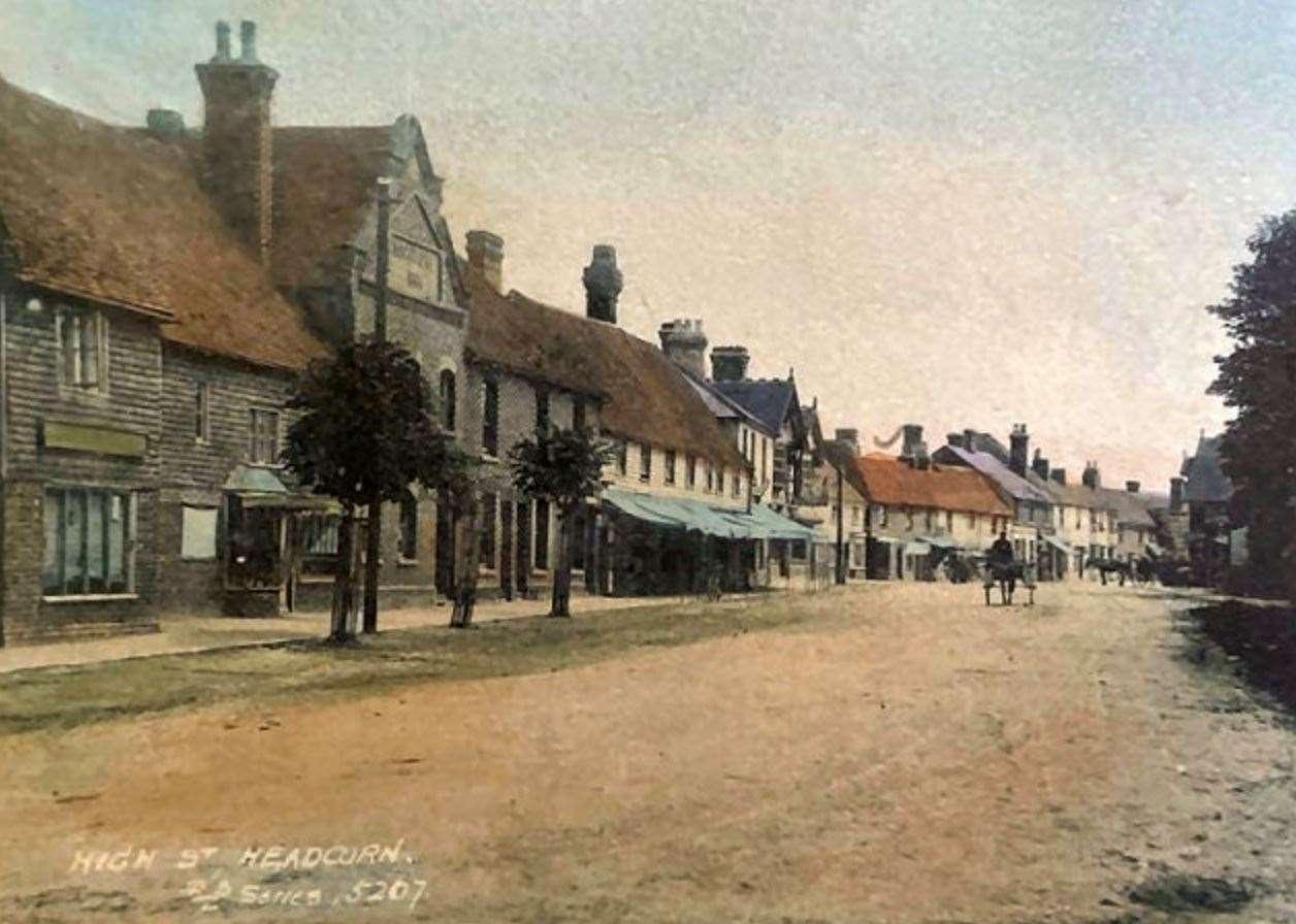 The King's Arms in Headcorn pictured in 1905. Picture: dover-kent.com