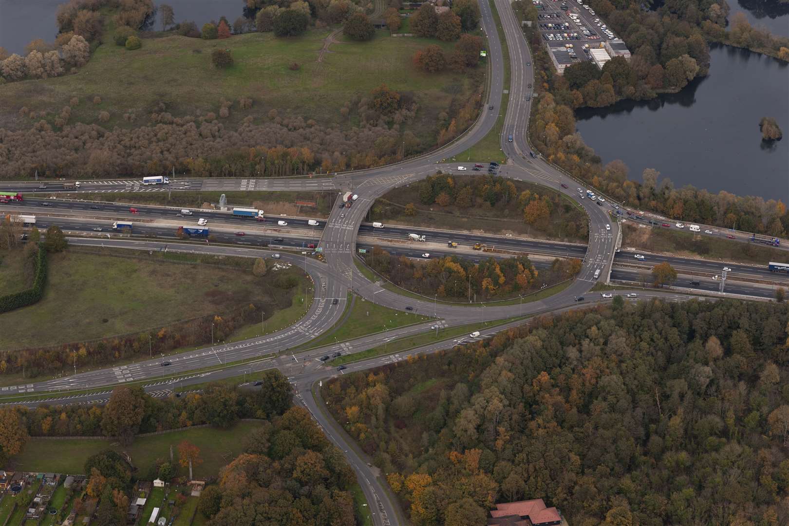 The incident is near J4 on the M20. Stock Picture: Ady Kerry