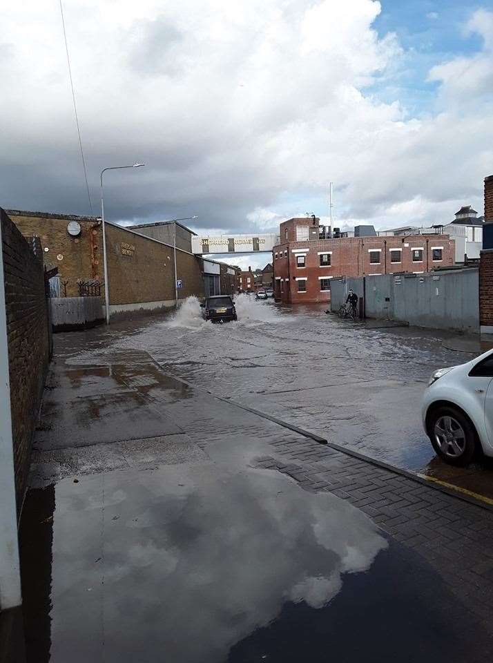 High tide at Faversham creek. Picture: Richard Murr