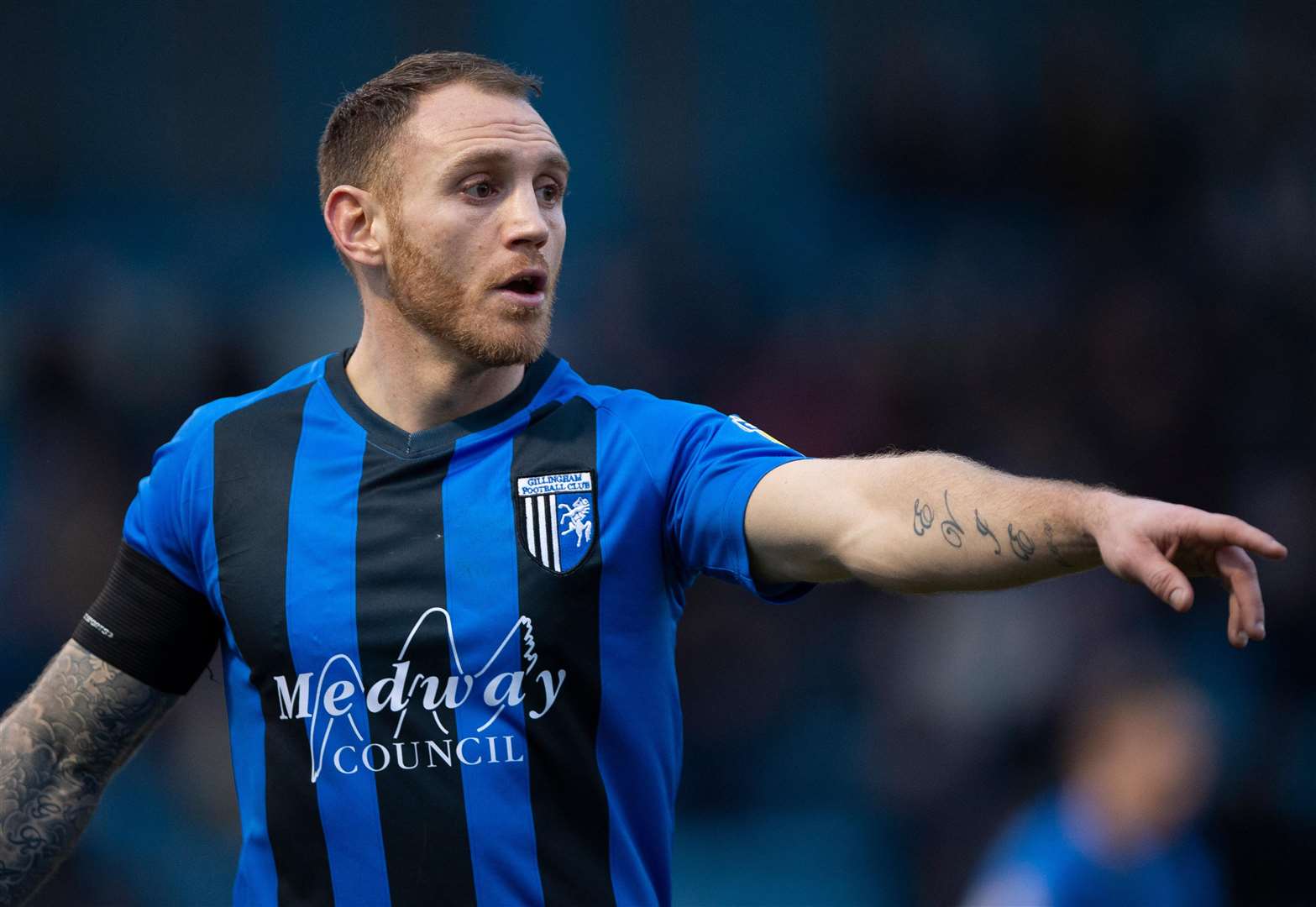 Gillingham defender Barry Fuller found Fleetwood's late leveller tough to take Picture: Ady Kerry