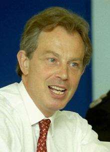 Ex-prime minister Tony Blair
