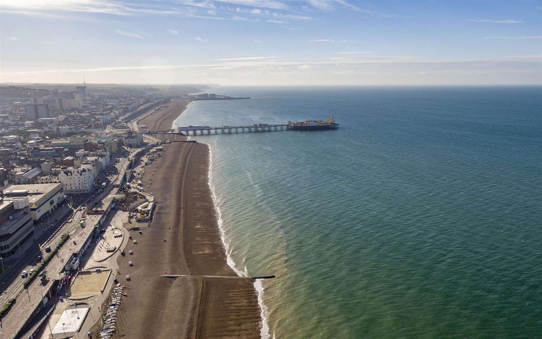 Views from the British Airways i360 in Brighton.