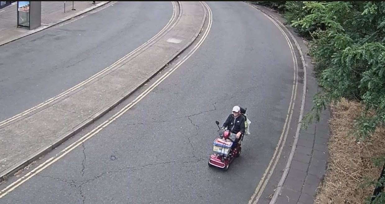 Thomas O’Halloran used a mobility scooter (Met Police/PA)