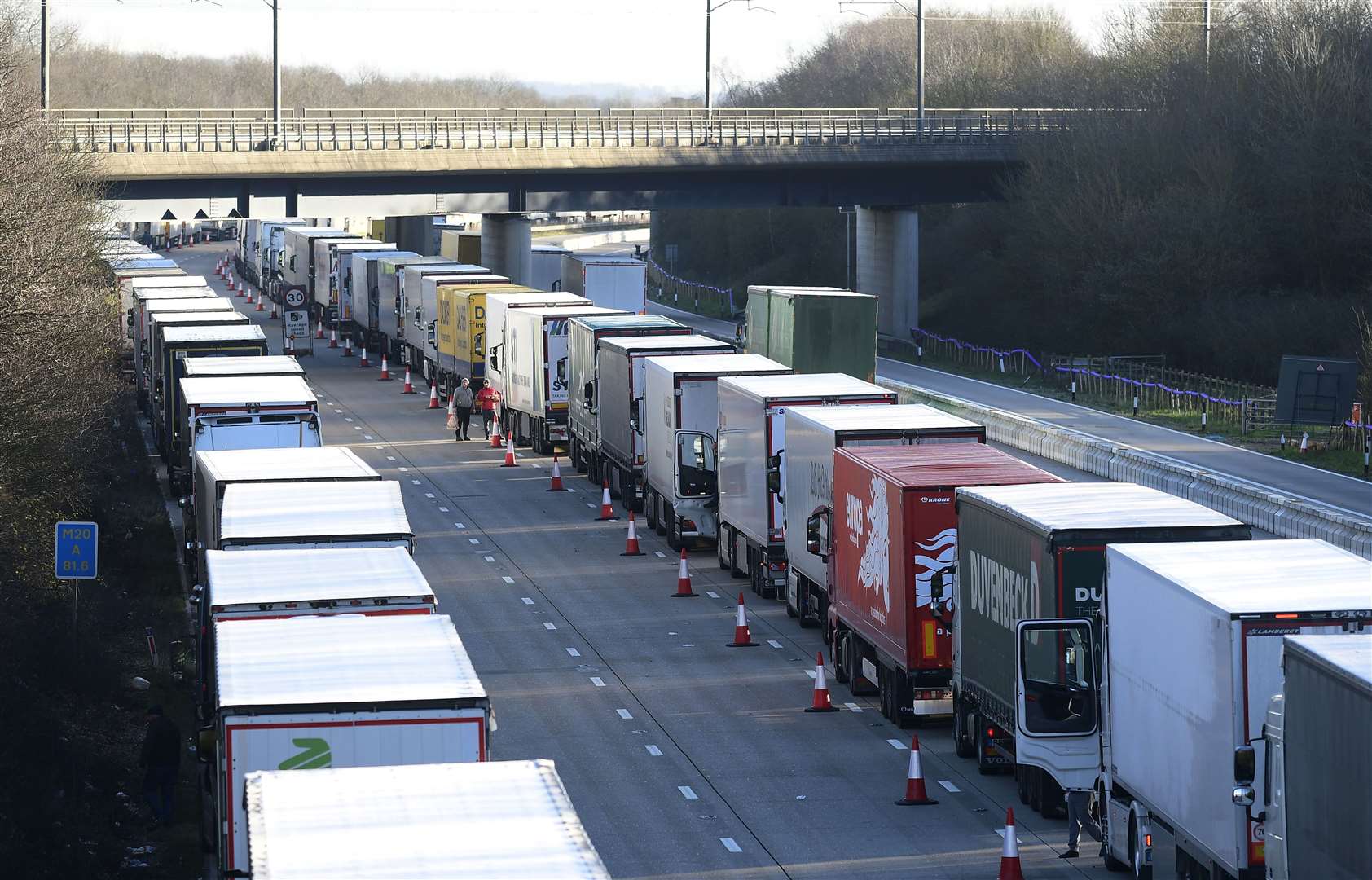 Kent lorry crisis nears end as Manston airfield cleared