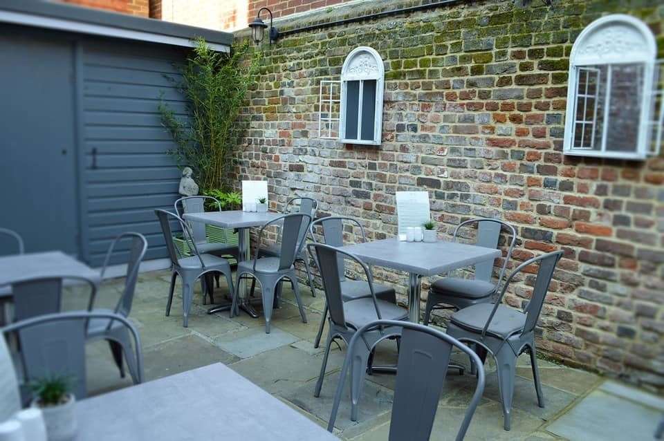 Diners can now enjoy a meal out in the No.35 garden