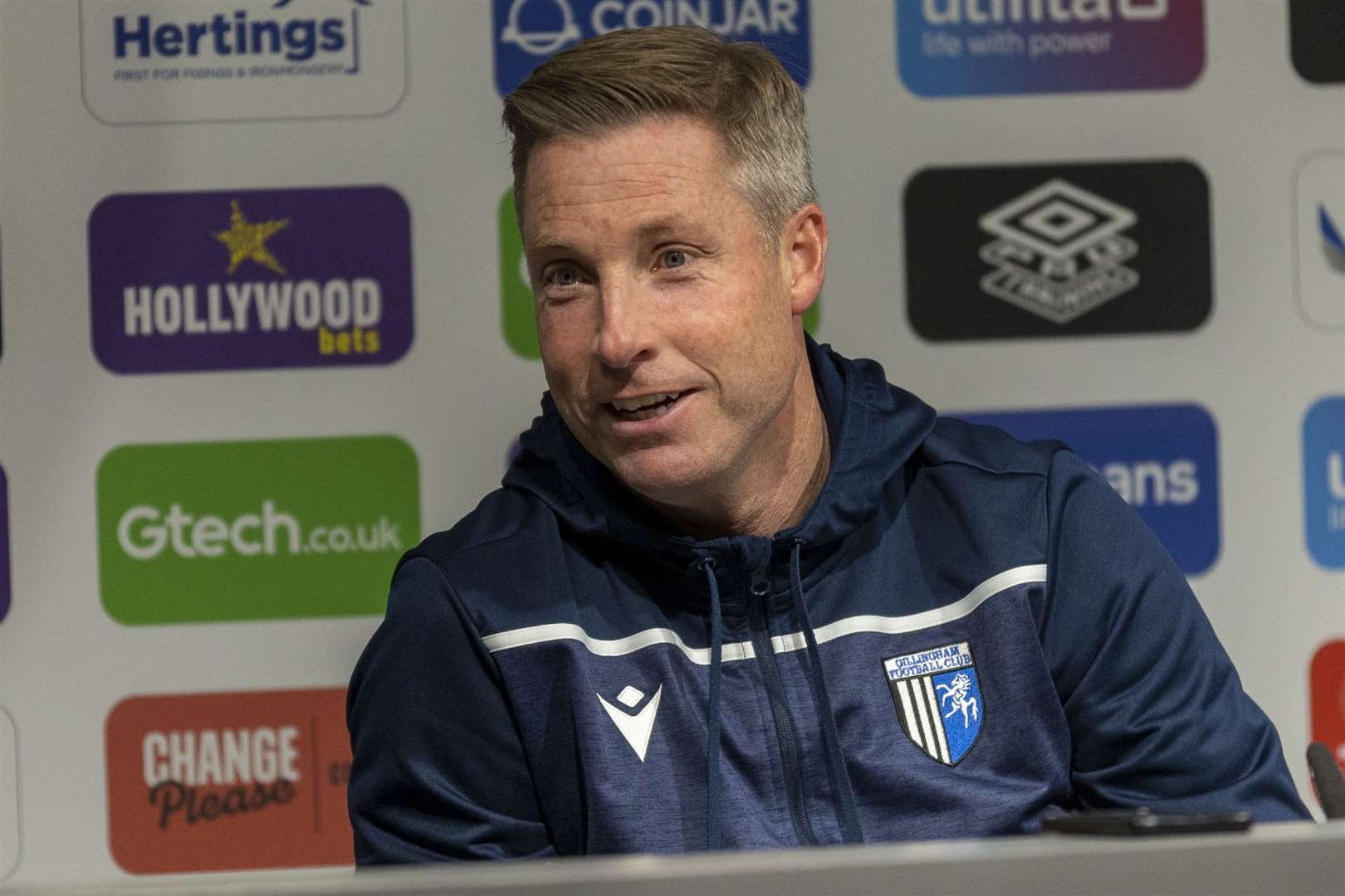 Gillingham manager Neil Harris expects there to be a buzz around Priestfield this weekend Picture: KPI