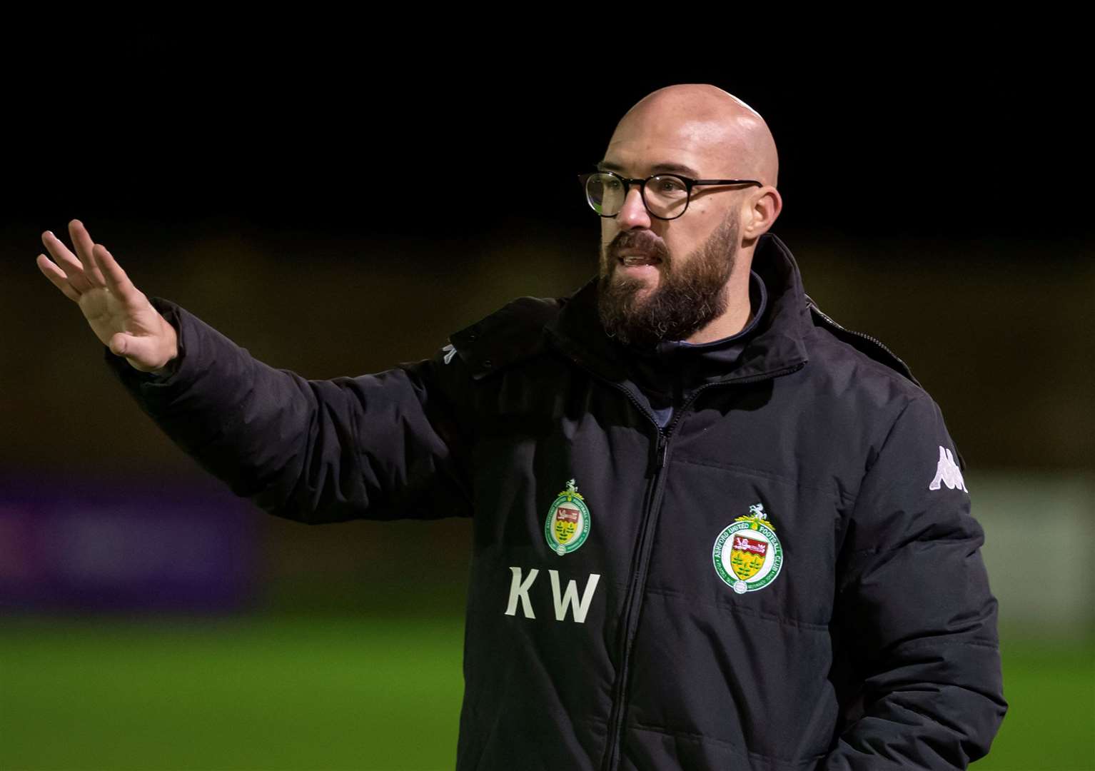 Ashford United manager Kevin Watson. Picture: Ian Scammell