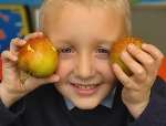 HEALTH KICK: Jobey Tomlin-Elliott, 4, of St Paul's Infants School, Maidstone. Picture: GRANT FALVEY