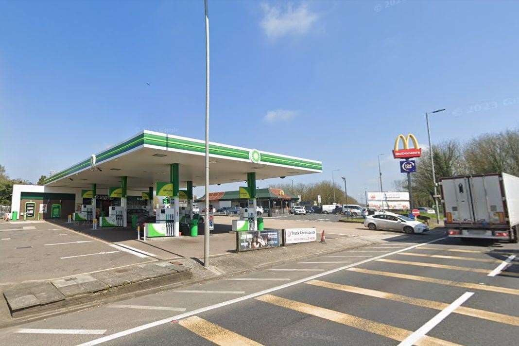 The takeaway is the latest edition to the BP petrol station at Whitfield, Dover. Picture: Google