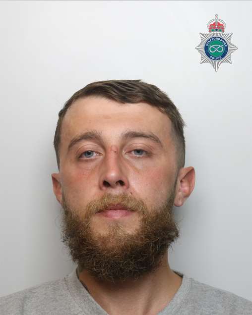 Jarrod Hollinshead had drunk about eight pints of beer while at the protest, and threw a brick (Staffordshire Police/PA)